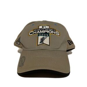 Vintage 2003 Florida Marlins World Series Champions Adjustable Hat